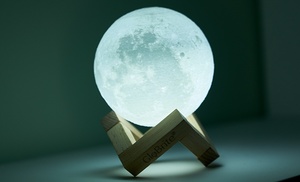 Touch-Control LED 3D or Colour-Changing Moon Lamp