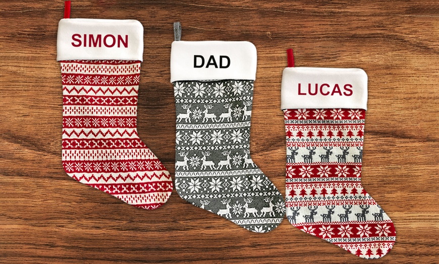 Image 2: Personalised Christmas Stocking (Any Style) from Photobook Express