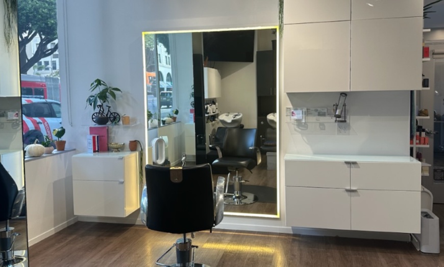 Image 2: Brazilian Blowout or Hair Botox Treatment + Champagne Toast at Ahha
