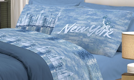 Completo lenzuola New York disponibile in 3 misure e 4 colori