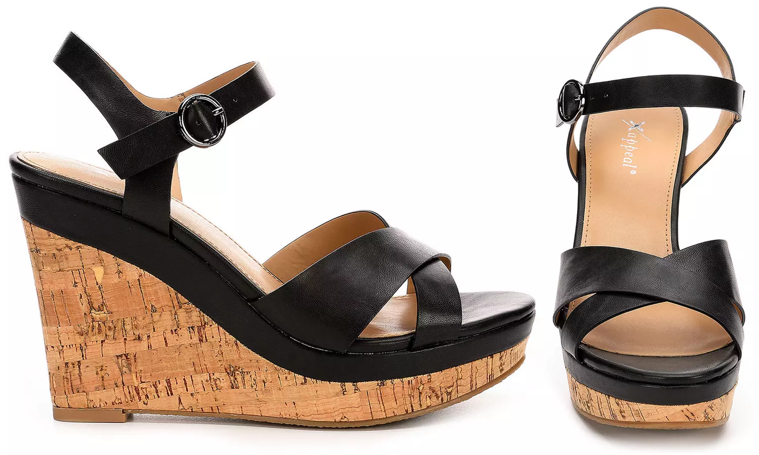 Xappeal Kara Women's Platform Wedge Sandal Shoes - Second Medium