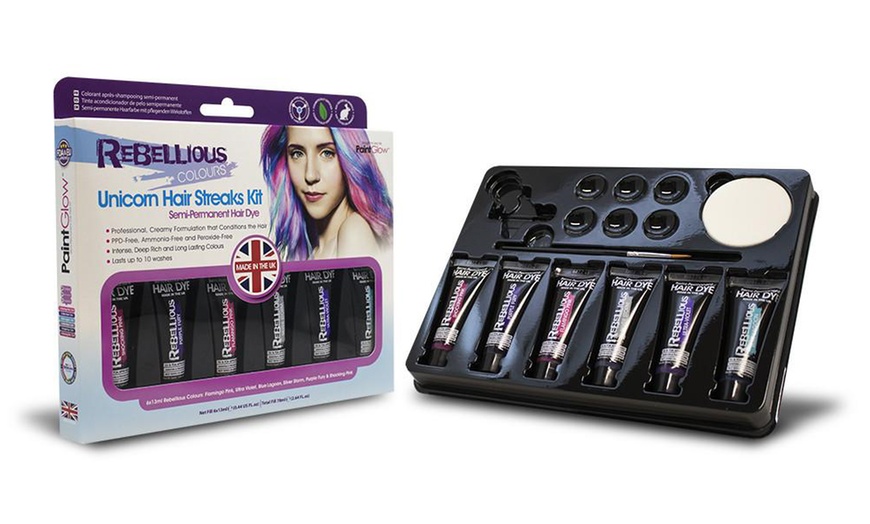 Image 2: Semi-Permanent Hair Dye Kit