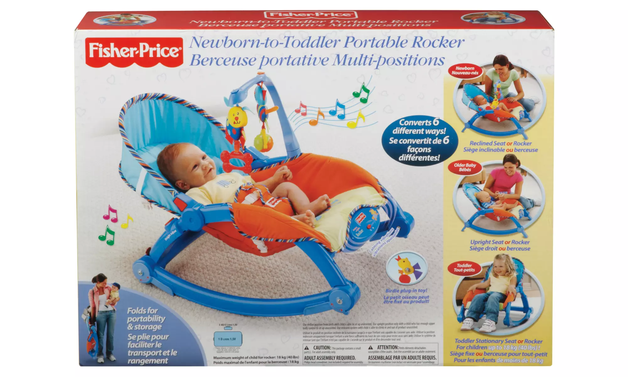 Fisher-Price Newborn-to-Toddler Portable Rocker - Second Medium
