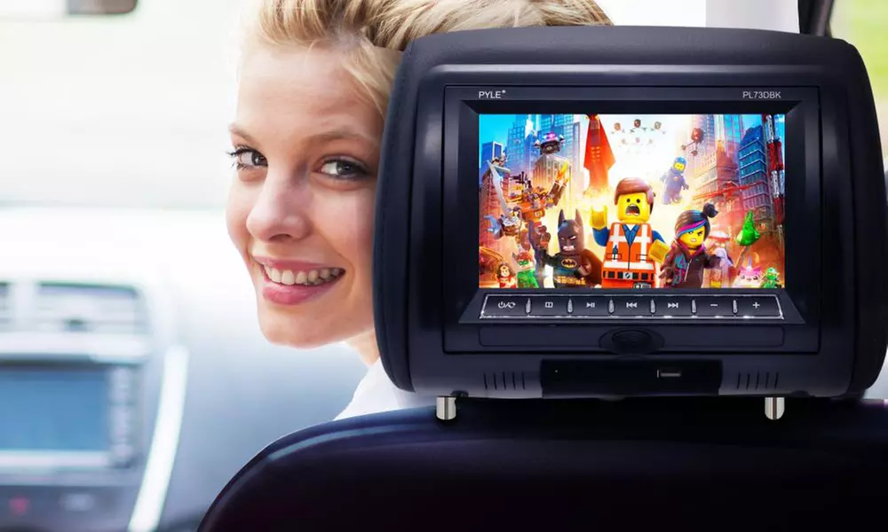 Pyle 7" Car-Headrest DVD Player - Primary Image