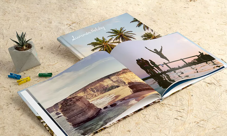 Custom Softcover or Imagewrap Perfect Bind Hardcover Photobook from Photobook America (Up to 84% Off) - Primary Image