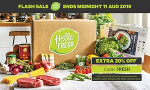 HelloFresh Meal Plans + BONUS Groupon Credit