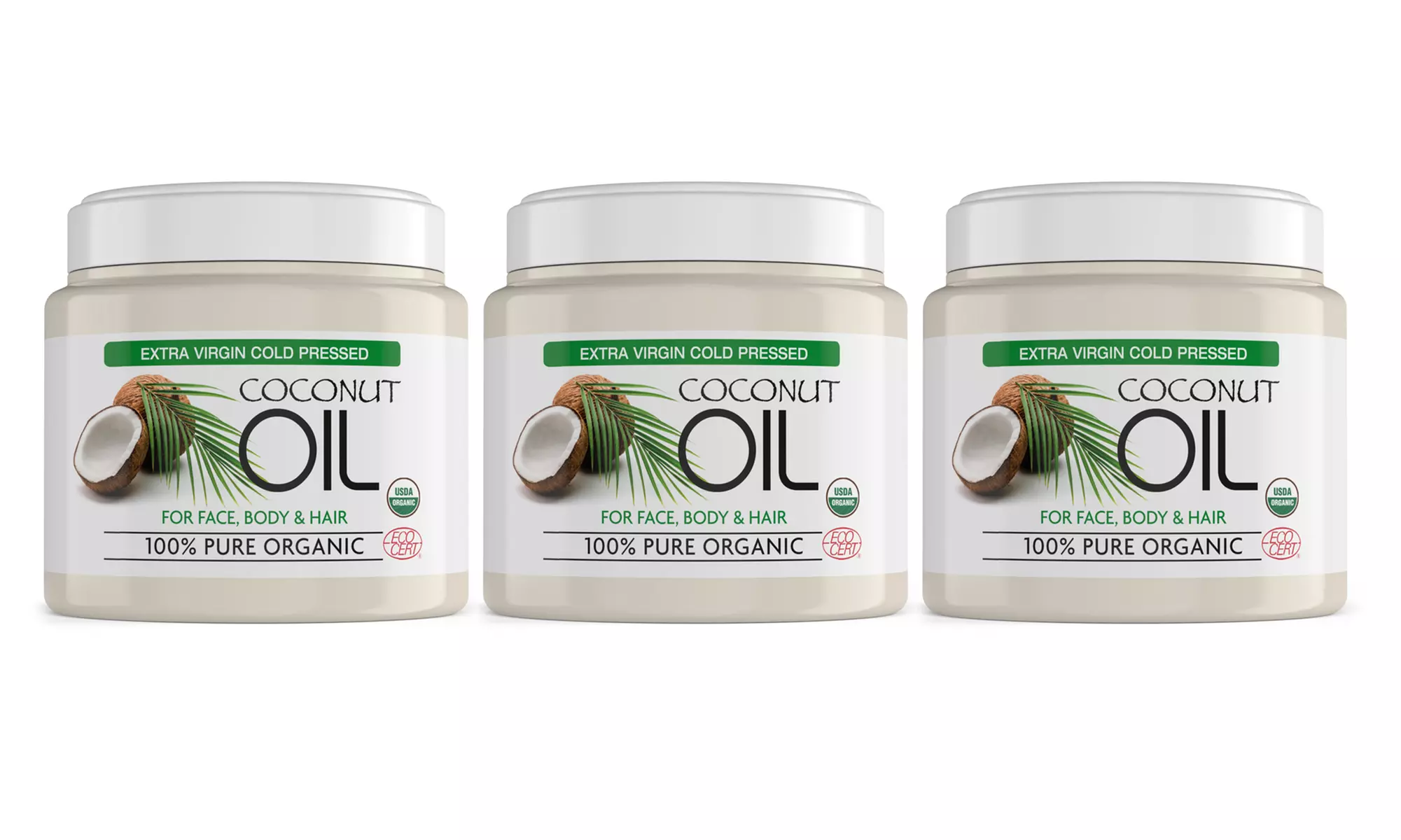 Huile de noix de coco extra vierge 100% pure 500ml - Second Medium