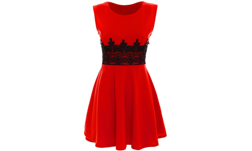 Image 12: Oops Flared Skater Dress
