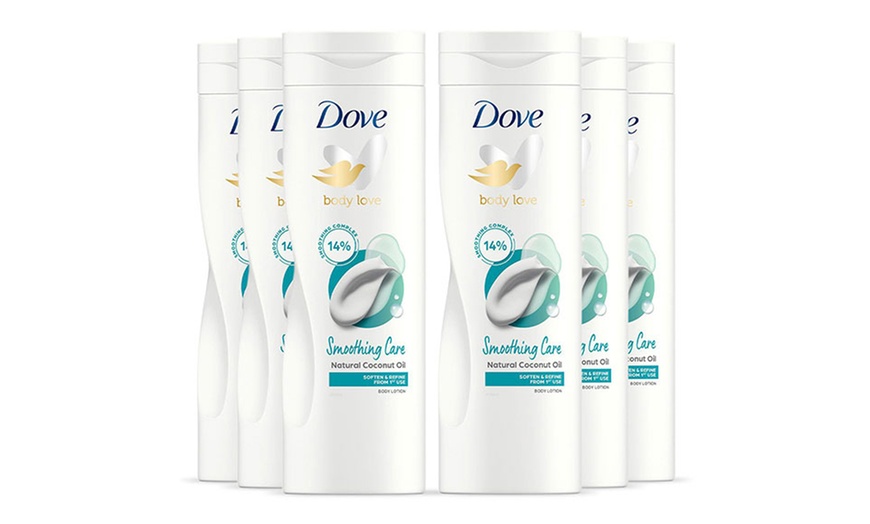 Image 7: Three- or Six-Pack of Dove Body lotions 400ml