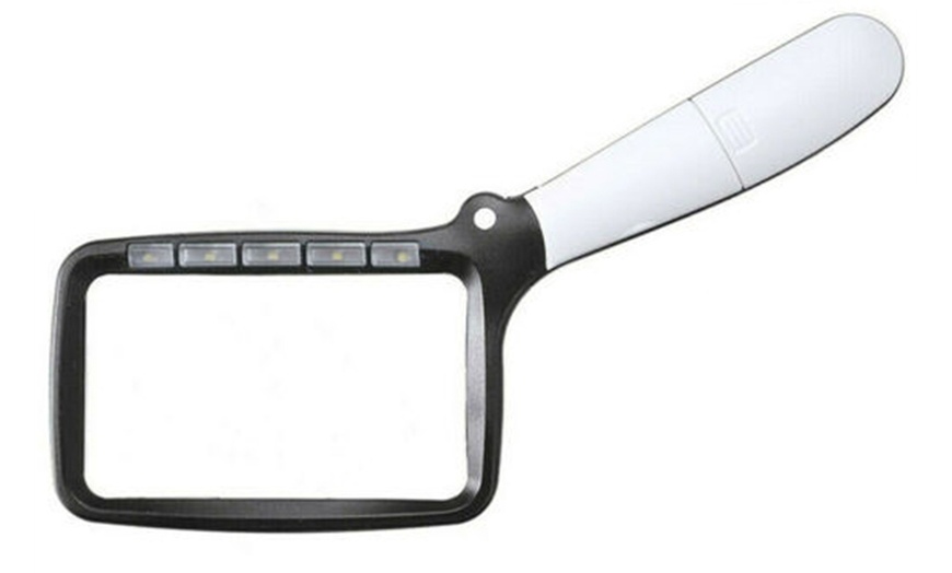 Image 5: Foldable Magnifying Glass with LED light