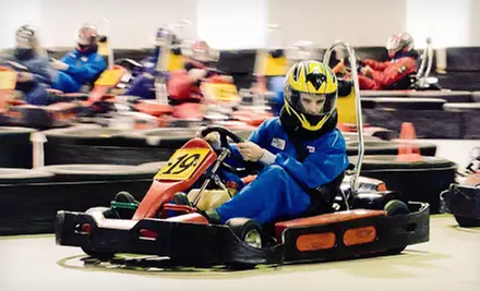 $15 for $30 Worth of Indoor Go-Kart Racing, Mini Golf, and Café Food at Maine Indoor Karting - Primary Image