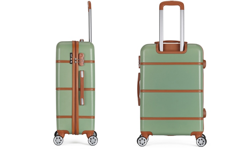 Image 18: Four Trolley Suitcases Set