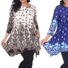 Image 1: Women's Plus-Size Fashion-Print Tunic