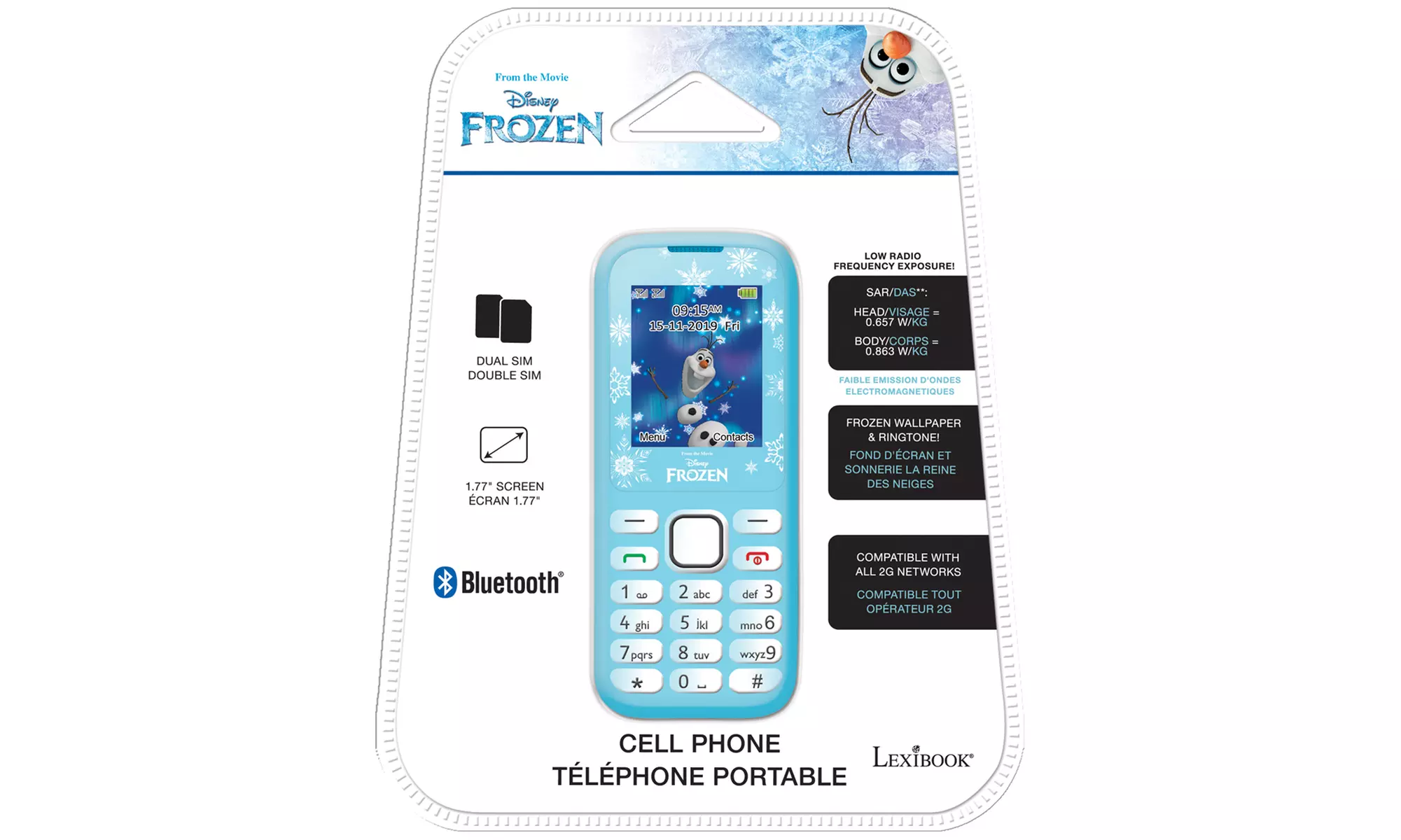 Lexibook 2 G Handy mit Schneeman Olaf Design - Second Medium