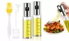 2 Pack Oil Sprayer Mister 100ml Glass Bottle for Cooking Air Fryer, Salad, BBQ