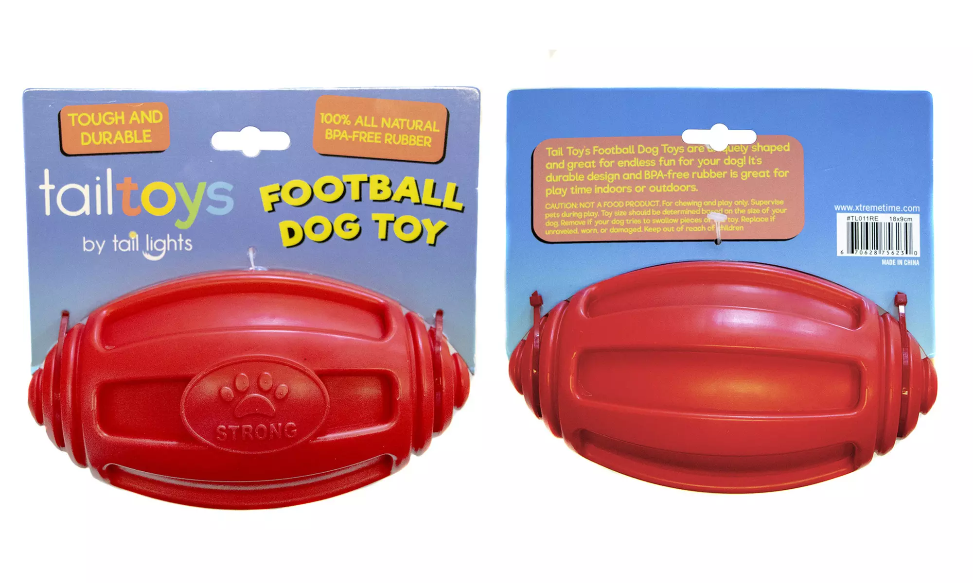 Tail Toys Football Dog Toy - Second Medium
