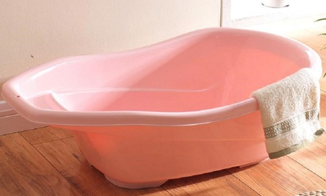 Vasca ergonomica per il bagnetto dei bambini, disponibile in 2 colori