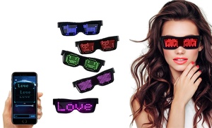 Bluetooth-Controlled LED Glasses