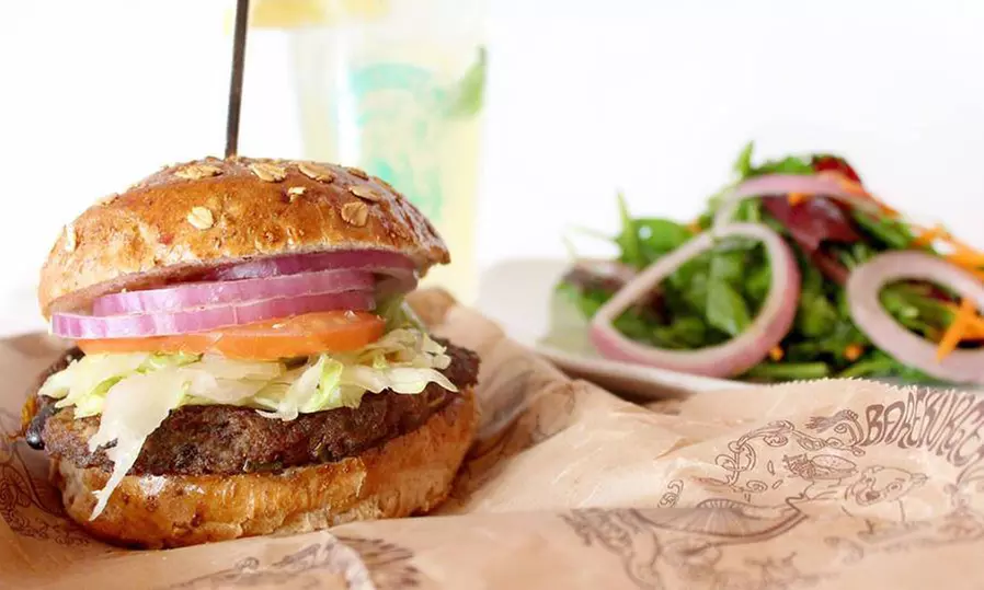 Organic Burgers at Bareburger (Up to 50% Off). Two Options Available - Primary Image