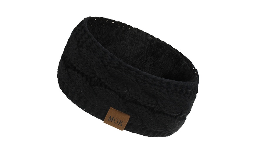 Image 4: Soft Fleece Lined Headband and Ear Warmer