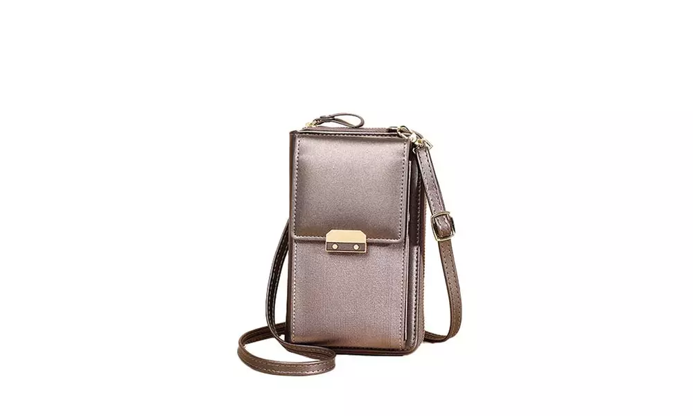 Sac à bandoulière pour téléphone en cuir PU