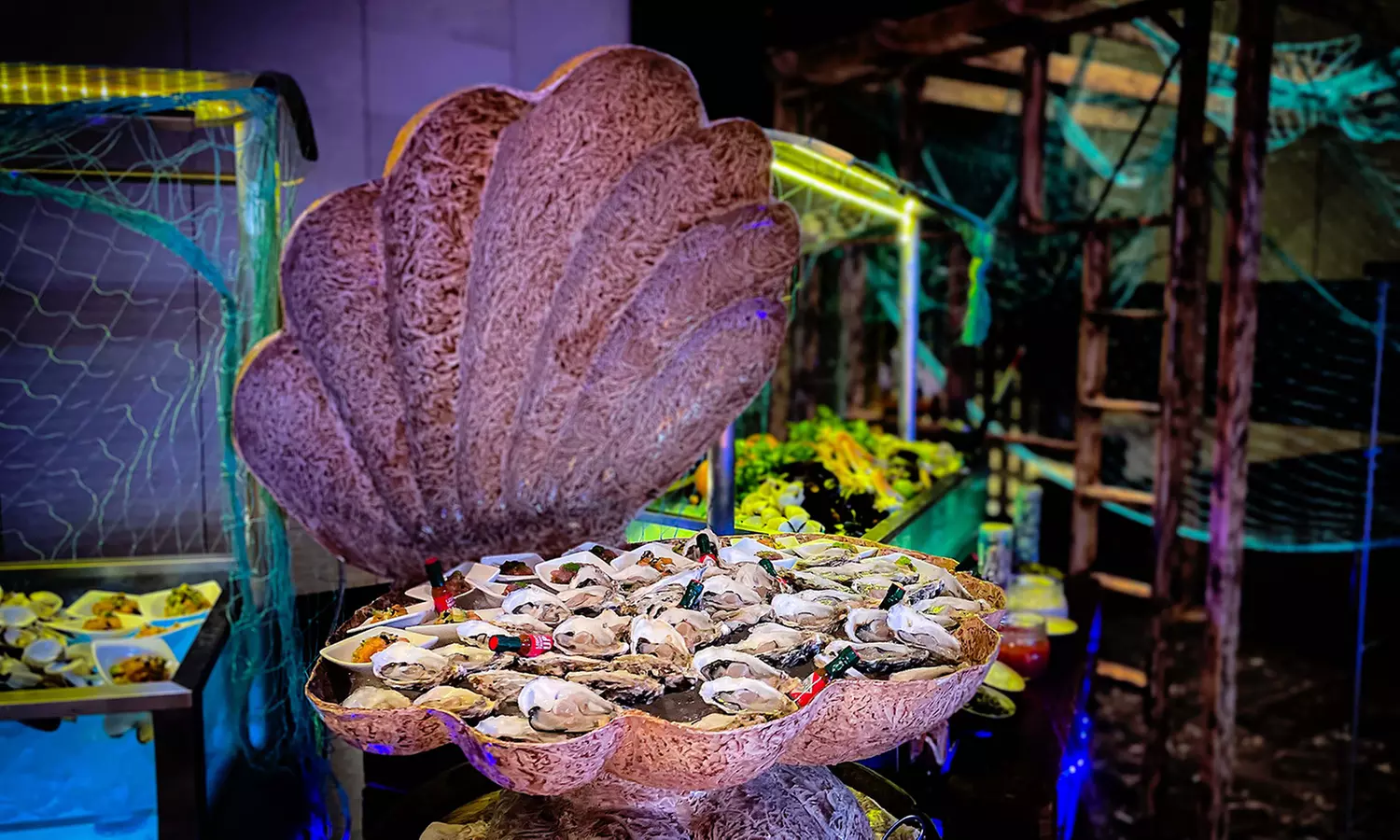 Seafood Night with Choice of Beverage  for One, Two or Four