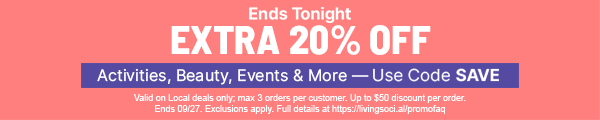 Extra 20% Off