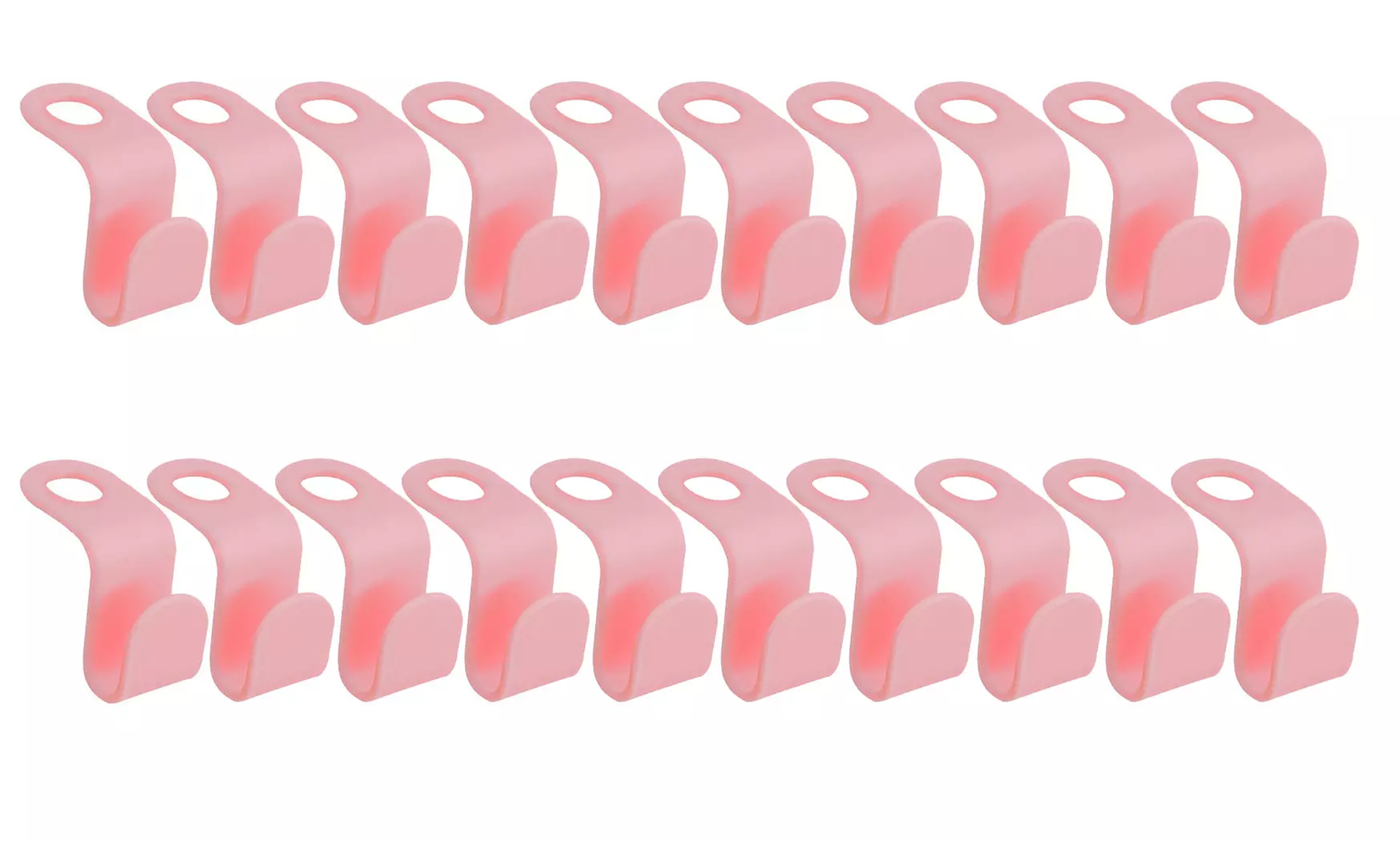 Four-Pack of Space Saving Clothes Hanger Connector Hooks