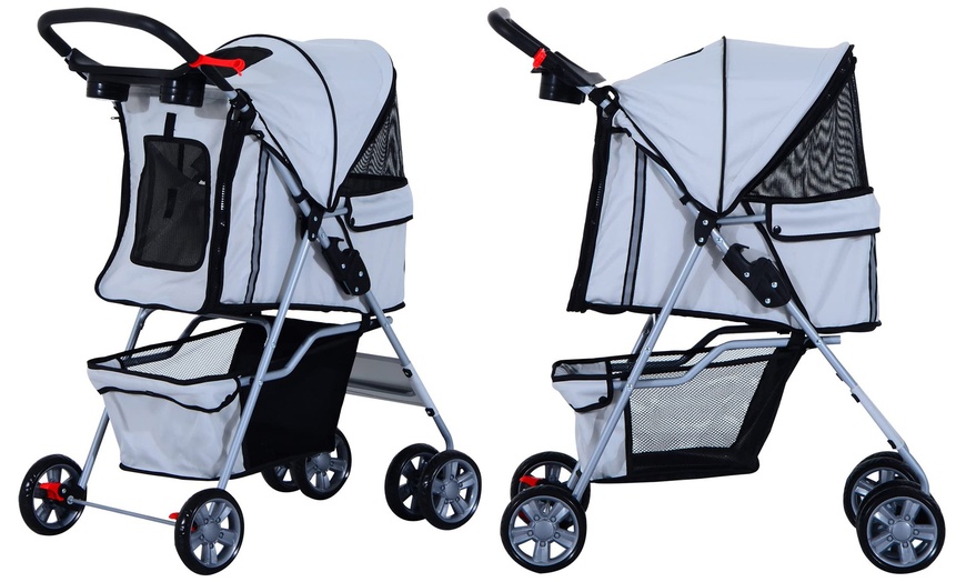 Image 5: Pawhut Pet Stroller for Small Pets