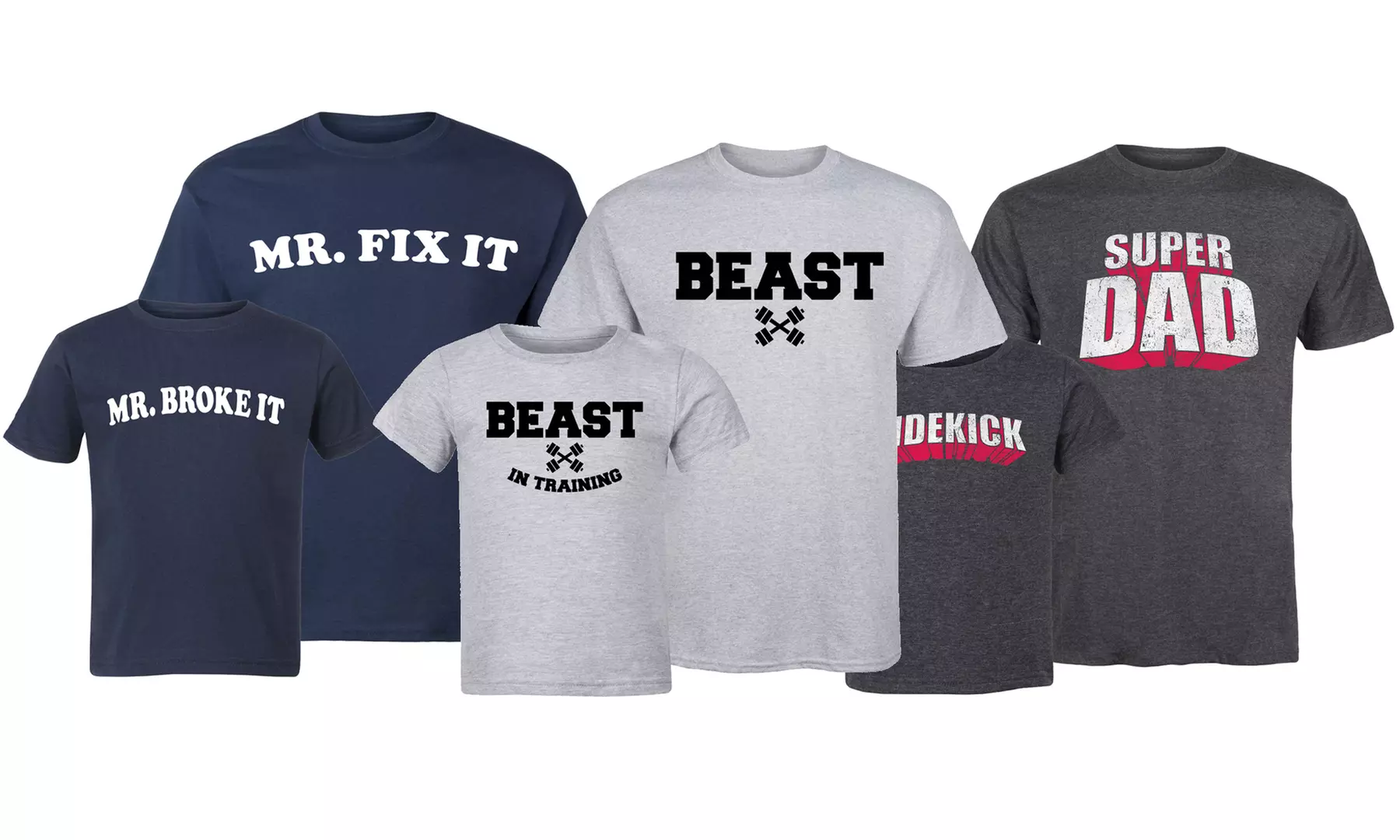 Father-Toddler Matching Tee Set - Primary Image
