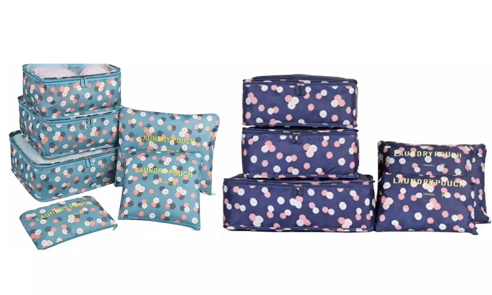 1x oder 2x 6er-Set Gepäck-Organizer