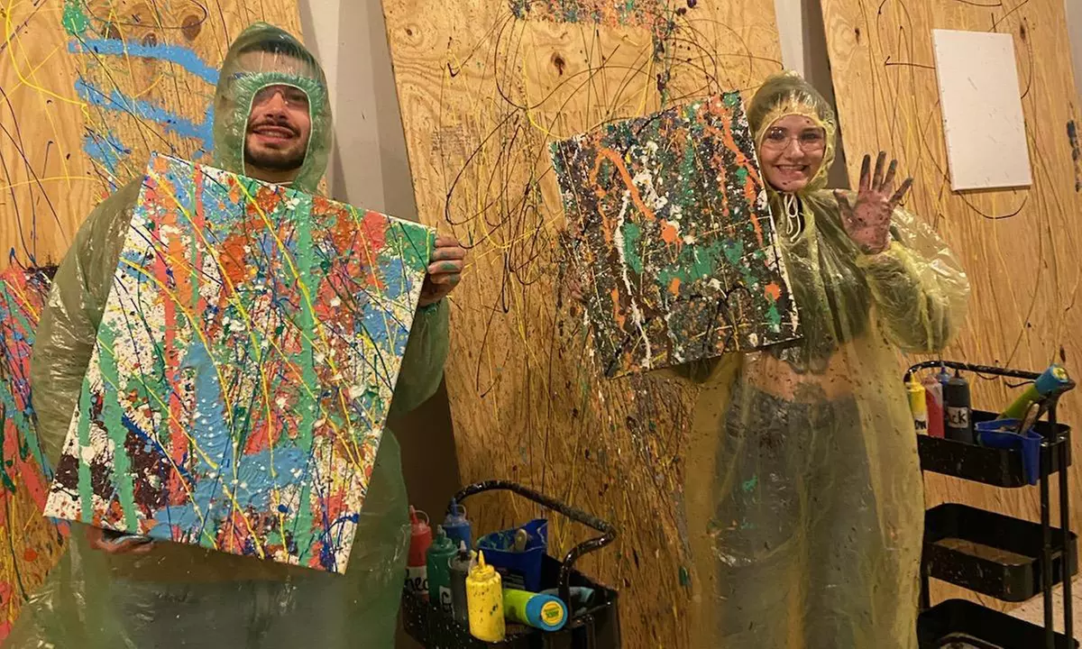 One Hour Splatter Box for One, Two, Three or Four at Splatter Box at UC Axe House(Up to 17% Off) - Second Medium