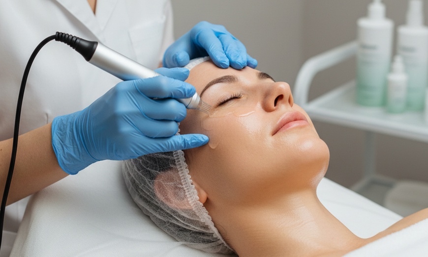 Image 2: Facial con exosomas, dermapen y limpieza profunda en rostro completo