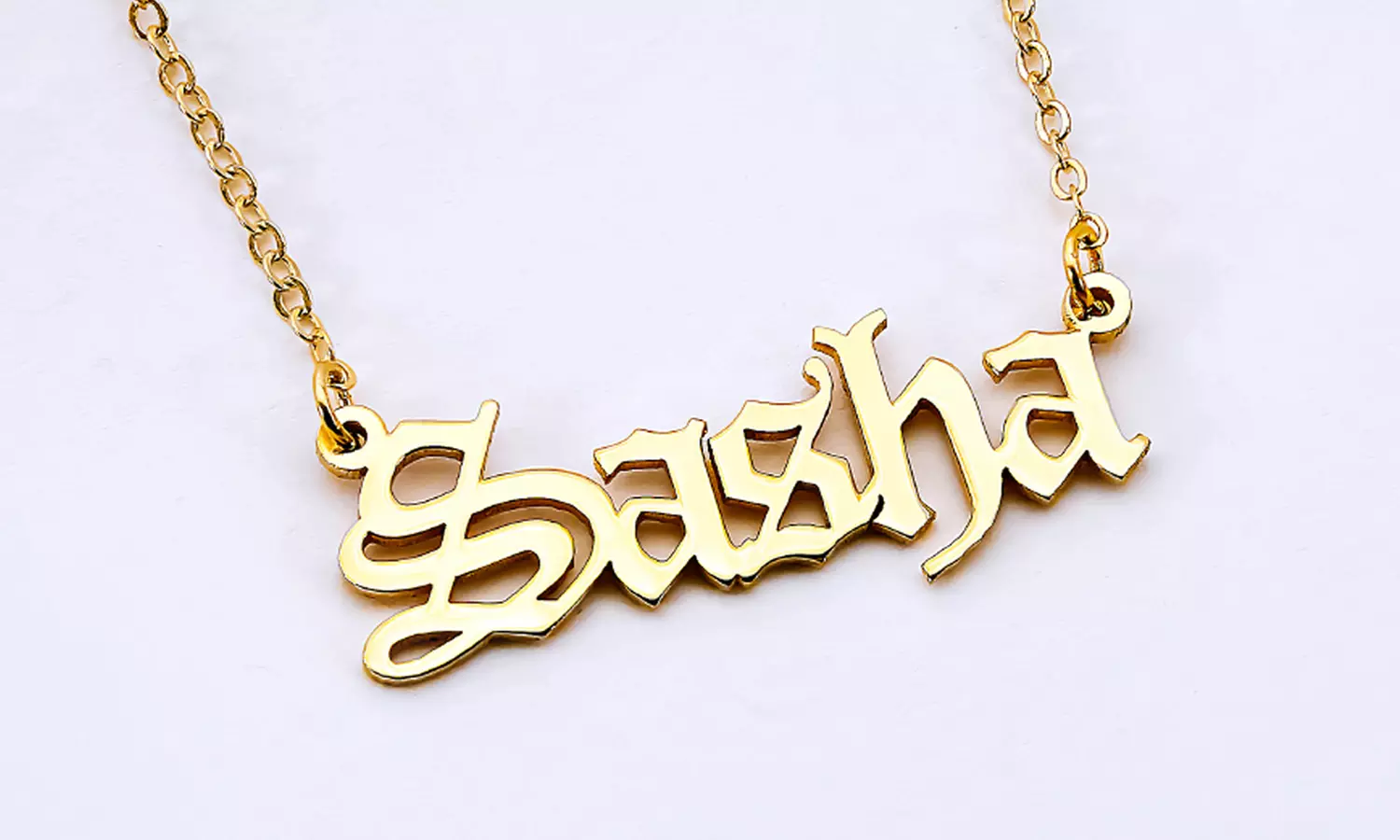 Personalized Old English Necklace from MonogramHub (Up to 90% Off). Two Options Available. - Second Medium