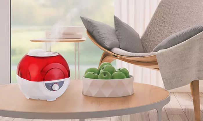 HealthSmart Quiet Bubble Cool Mist Ultrasonic Humidifier - Second Medium