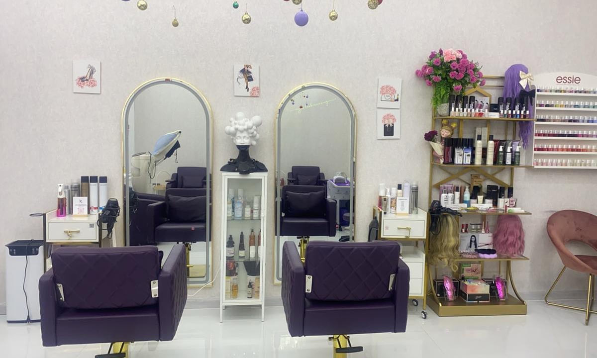 A hair keratin, cuts, root color, Blow Dry, Protein Mask  & More