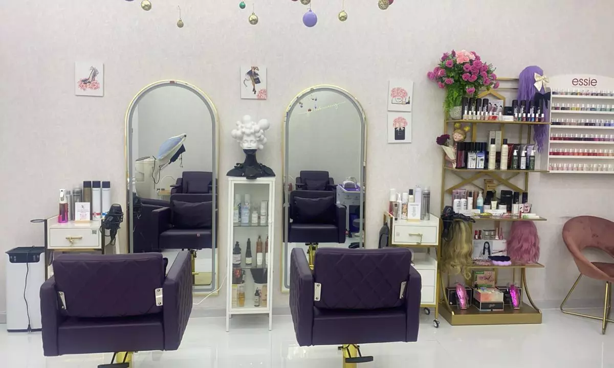 A hair keratin, cuts, root color, Blow Dry, Protein Mask  & More