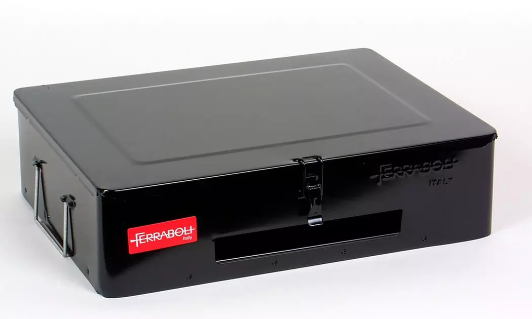 Ferraboli barbecue portatile in acciaio verniciato in valigetta - Image 5