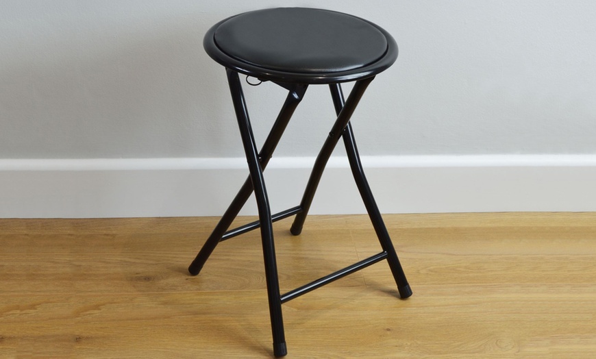 Image 5: Up to Six Round Folding Stools