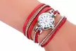 Montre avec bracelet serpent et strass pour femmes - Second Medium