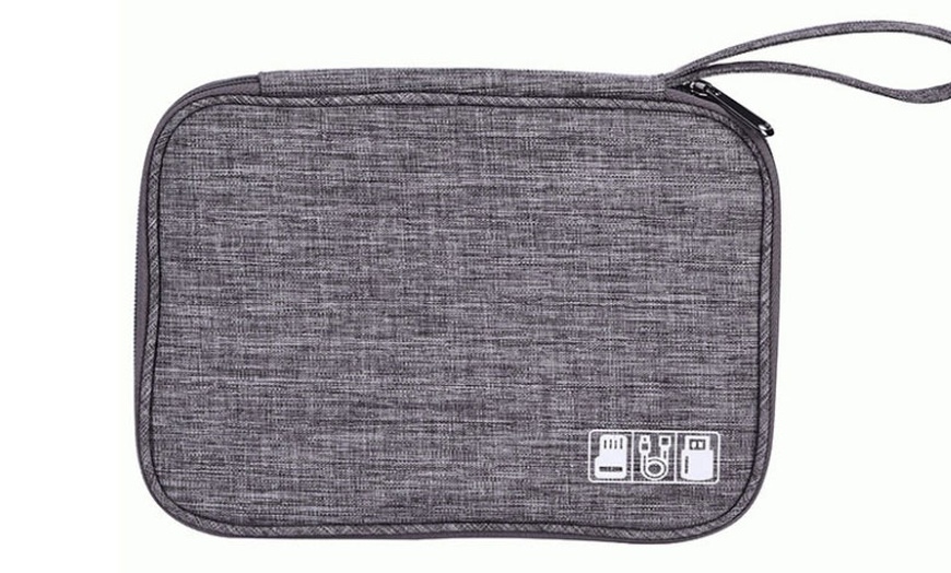 Image 9: Travel Cable Organiser Bag