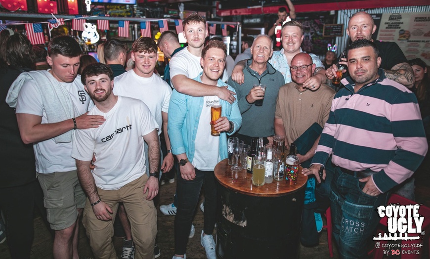 Image 3: Burger Bottomless Brunch for Two at Coyote Ugly Saloon