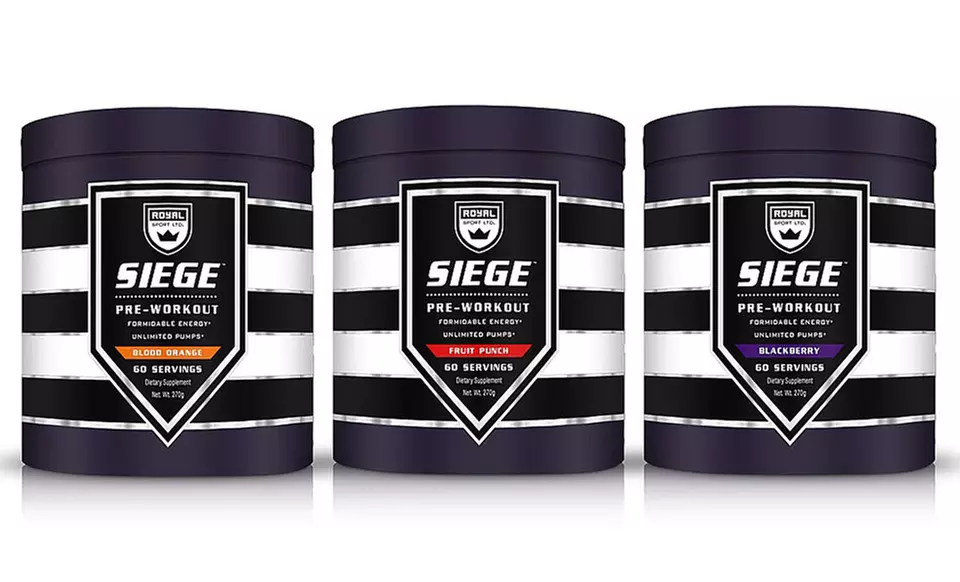 60 Servings of Royal Sport Seige Pre-Workout Supplement - Primary Image