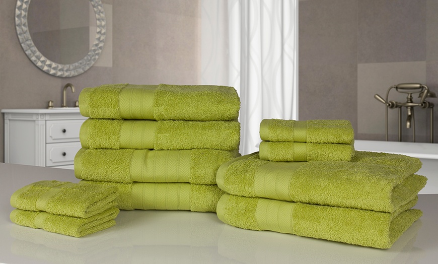 Image 11: 10-Piece Egyptian Cotton Towel