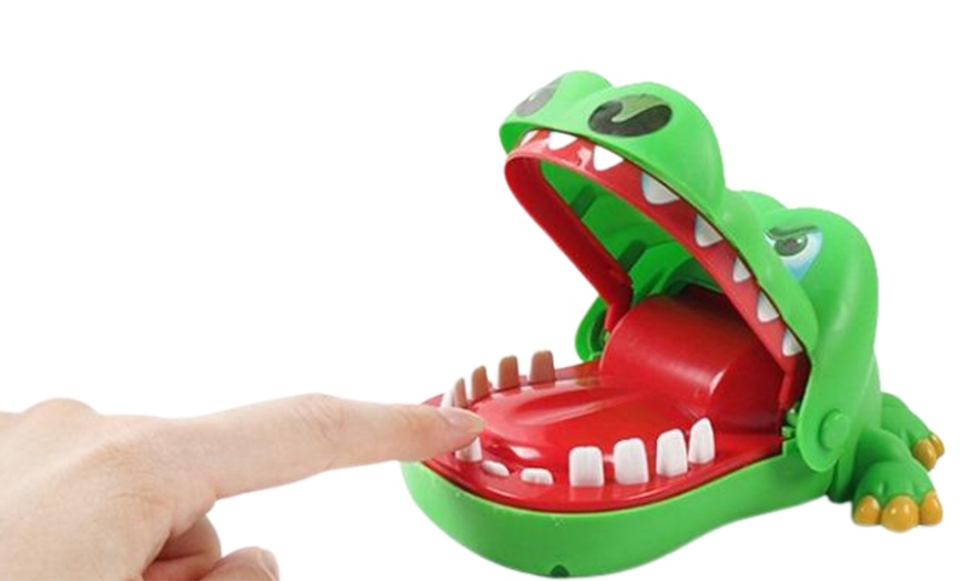 Image 1: Bite Finger Crocodile Board Game