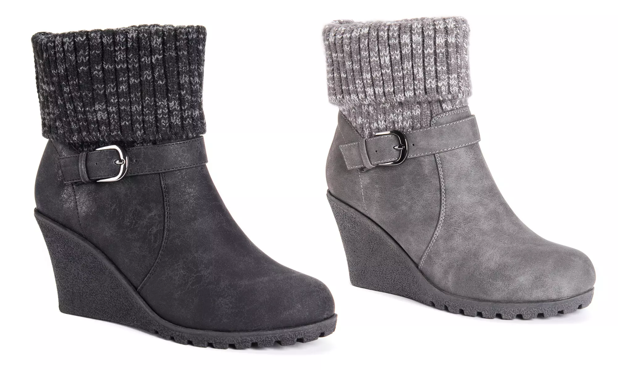 Muk Luks Women's Georgia Water-Resistant Wedge Boots - Primary Image