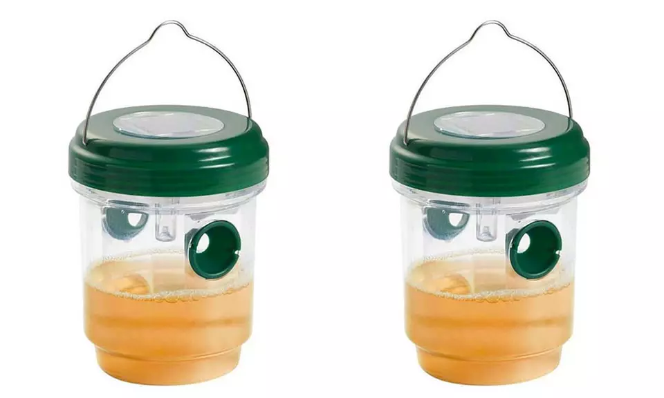 1x oder 2x Solar-Insektenfalle für Stechmücken und Wespen