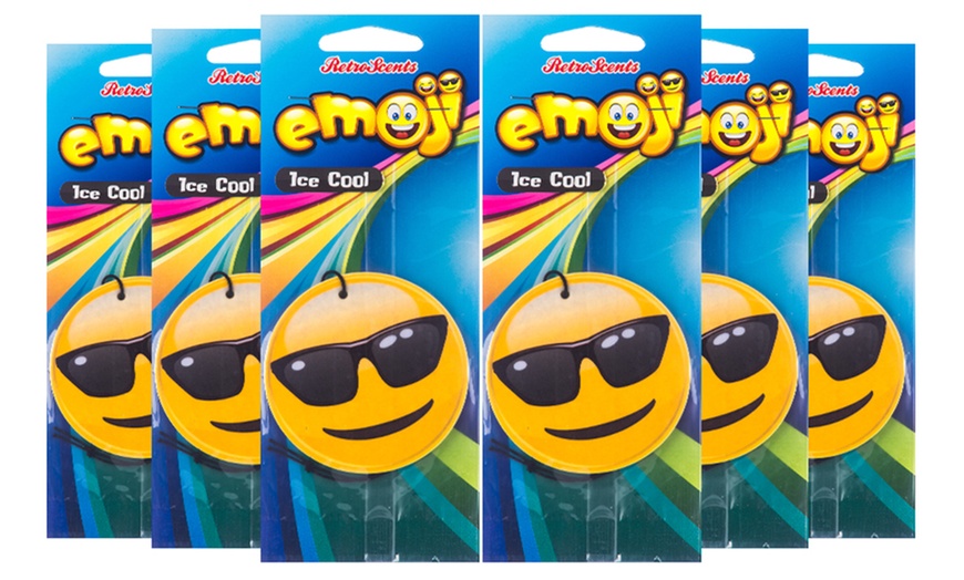 Image 3: Emoji 2D Car Air Fresheners