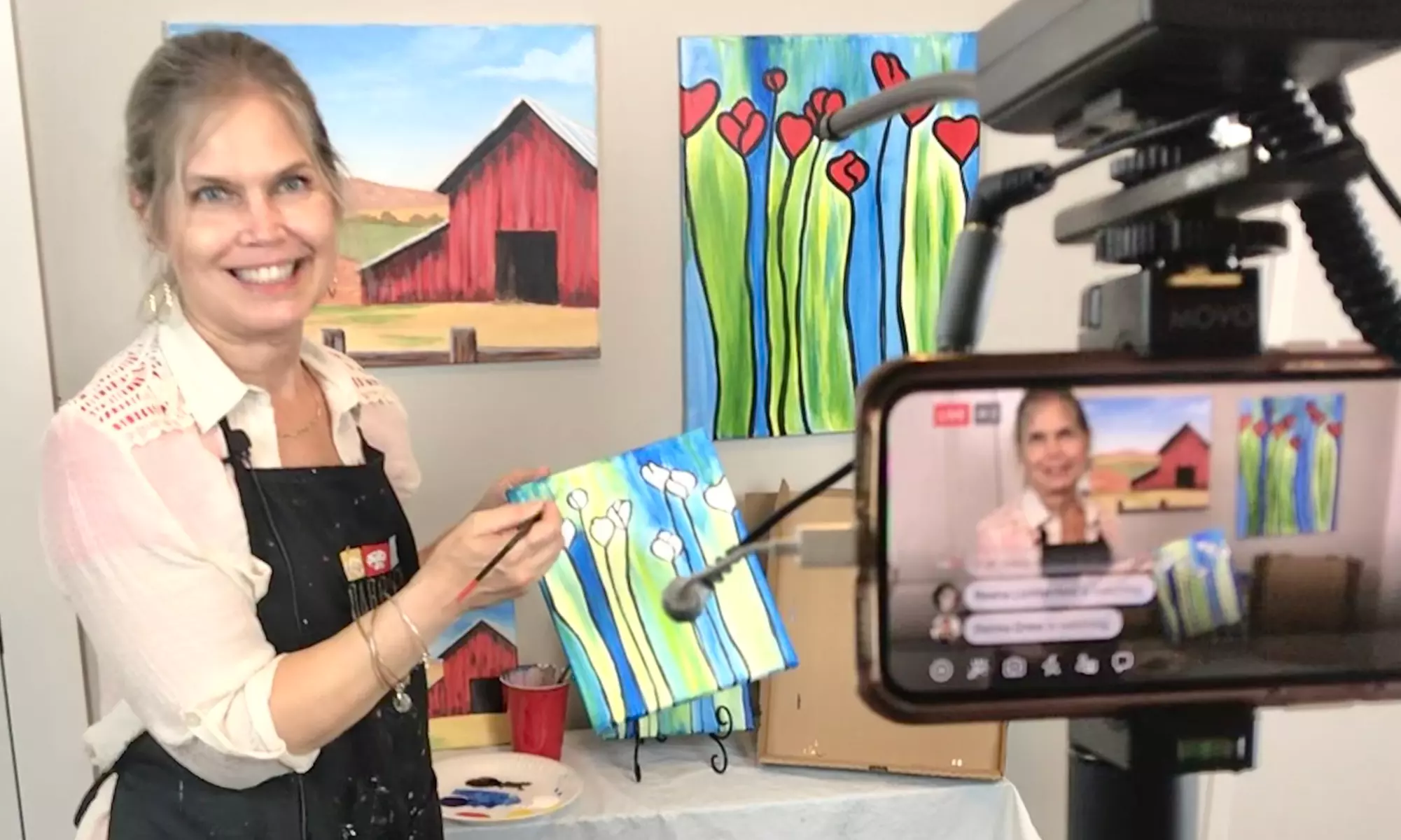 $25 for Virtual Painting Class for One with Supplies from Dabble Studio ($40 Value) - Primary Image