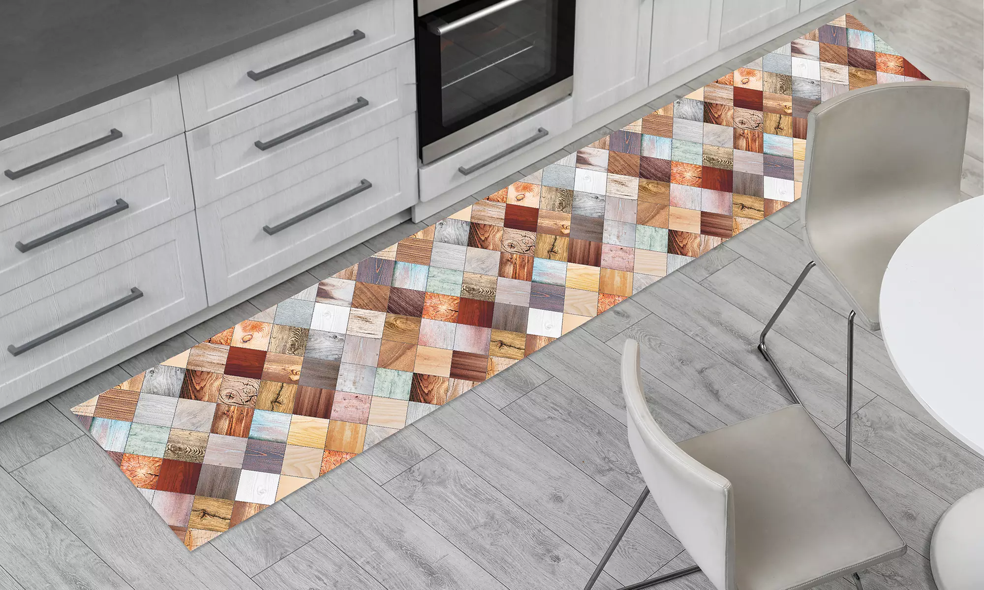 Passatoia, rotolo tappeto antiscivolo varie fantasie